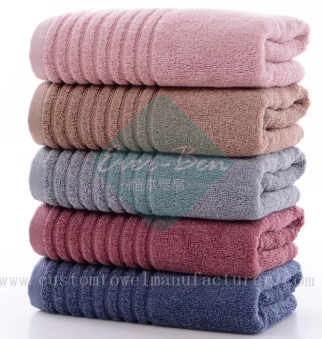 China Bulk Custom folded hand towel Factory|Bespoke Logo Color Full Bamboo Bath Towels Producer for Swizerlands Finlands Ireland America Australia